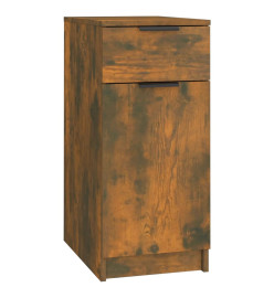 Armoire de bureau Chêne fumé 33,5x50x75 cm Bois d'ingénierie