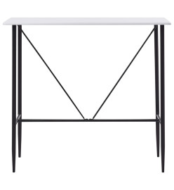 Ensemble de bar 5 pcs Similicuir Noir