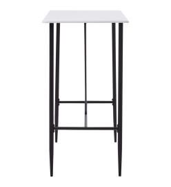 Ensemble de bar 5 pcs Similicuir Noir