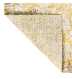 Tapis à tissage plat d'extérieur 80x250 cm Jaune