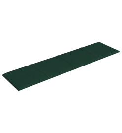 Panneaux muraux 12 pcs Vert foncé 60x15 cm Tissu 1,08 m²