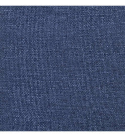 Panneaux muraux 12 pcs Bleu 60x15 cm Tissu 1,08 m²