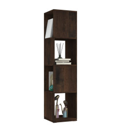 Armoire rotative Chêne fumé 34,5x34,5x147,5 cm Aggloméré