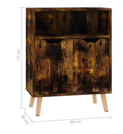 Buffet Chêne fumé 60x30x72 cm Aggloméré