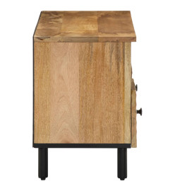 Meuble TV 100x33x46 cm bois massif de manguier