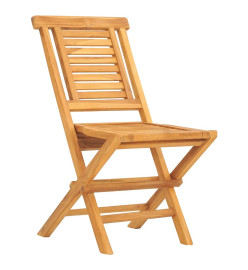 Ensemble à dîner de jardin 7 pcs Bois de teck solide