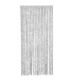 Rideau anti-mouches gris 100x220 cm chenille