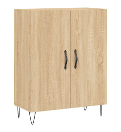 Buffet haut Chêne sonoma 69,5x34x180 cm Bois d'ingénierie