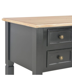 Bureau Noir 109,5 x 45 x 77,5 cm Bois