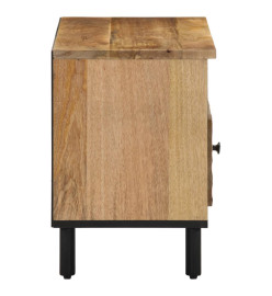 Meuble TV 80x33x46 cm bois massif de manguier