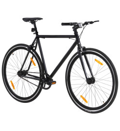 Vélo à pignon fixe noir 700c 51 cm