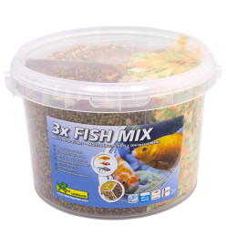 Ubbink Nourriture pour poissons multi-mélange Fish Mix 3 L