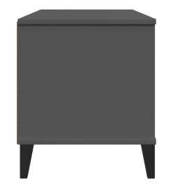 Meuble TV VIKEN gris anthracite bois de pin solide