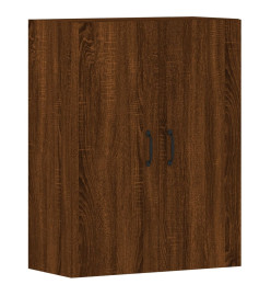 Armoires murales 2 pcs chêne marron bois d'ingénierie