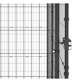 Chenil extérieur Acier avec toit 14,52 m²