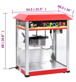 Machine à pop-corn avec pot de cuisson en téflon 1400 W