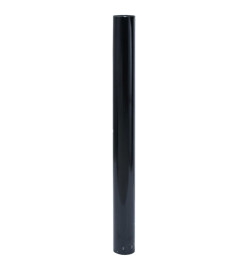 Films pour fenêtre 5 pcs statique dépoli noir PVC