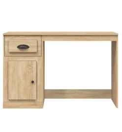 Bureau avec tiroir chêne sonoma 115x50x75 cm bois d'ingénierie