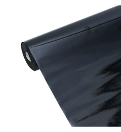 Films pour fenêtre 5 pcs statique dépoli noir PVC