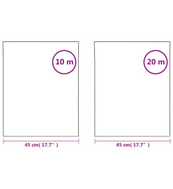 Films solaires 3 pcs effet réfléchissant statique argenté PVC