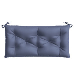 Coussin de banc de jardin bleu marine 100x50x7 cm tissu oxford