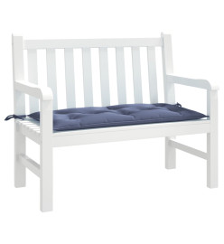 Coussin de banc de jardin bleu marine 100x50x7 cm tissu oxford