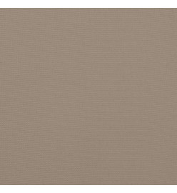 Coussins de chaise à dossier haut lot de 6 taupe tissu oxford