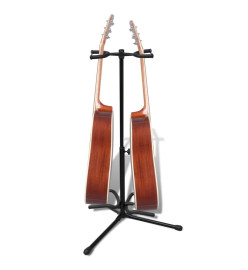 Stand de double guitare pliable