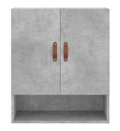 Armoire murale gris béton 60x31x70 cm bois d'ingénierie