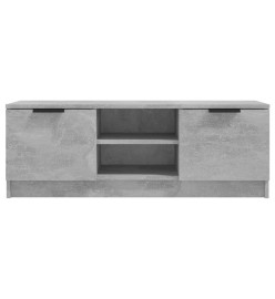 Meuble TV Gris béton 102x35x36,5 cm Bois d'ingénierie