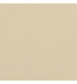 Coussins de chaise à dossier haut lot de 2 beige tissu oxford