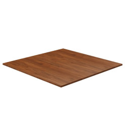 Dessus de table carré Marron foncé90x90x1,5cm Bois chêne traité