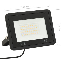 Projecteur à LED 30 W Blanc chaud