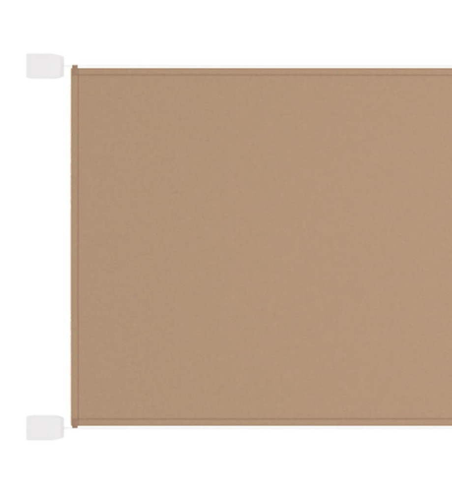 Auvent vertical Taupe 140x420 cm Tissu oxford