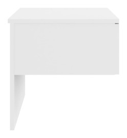 Table de chevet murale Blanc brillant