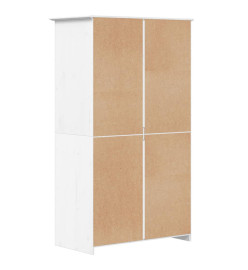 Garde-robe BODO blanc 101x52x176,5 cm bois massif de pin