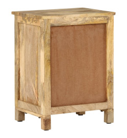 Table de chevet 45x35x60 cm Bois de manguier solide