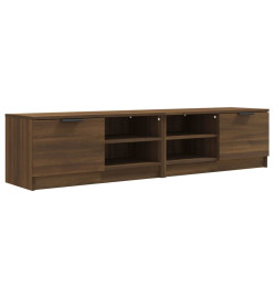 Meubles TV 2 pcs Chêne marron 80x35x36,5 cm Bois d'ingénierie