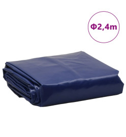 Bâche bleu Ø 2,4 m 650 g/m²