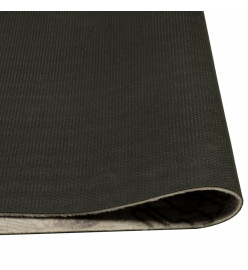 Tapis de cuisine lavable imprimé café gris 45x150 cm velours