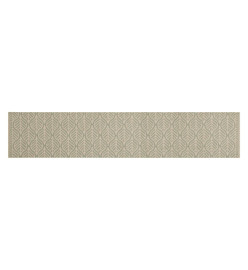 Tapis de cuisine lavable impression feuilles 60x300 cm velours