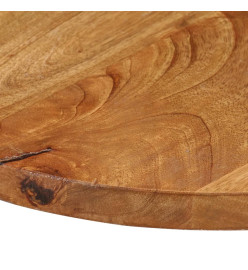 Dessus de table Ø 40x3,8 cm rond bois de manguier massif