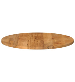 Dessus de table Ø 80x2,5 cm rond bois de manguier massif