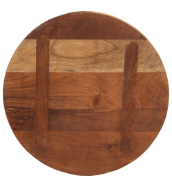 Dessus de table Ø 60x2,5 cm rond bois massif de récupération