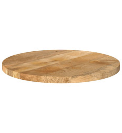 Dessus de table Ø 40x2,5 cm rond bois de manguier massif