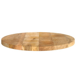 Dessus de table Ø 40x2,5 cm rond bois de manguier massif