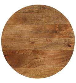 Dessus de table Ø 40x2,5 cm rond bois de manguier massif