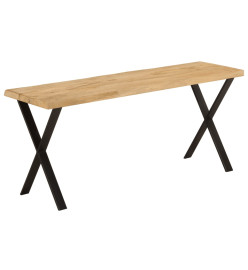 Banc avec bord vivant 105 cm bois de manguier massif