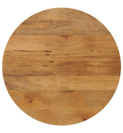 Dessus de table Ø 90x3,8 cm rond bois de manguier massif