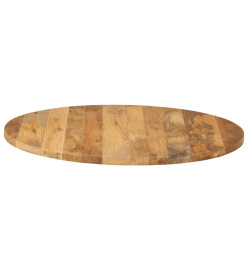 Dessus de table Ø 90x3,8 cm rond bois de manguier massif